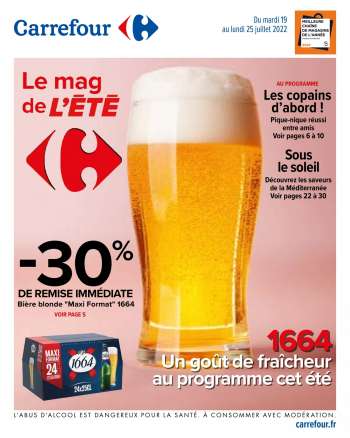 Catalogue Carrefour Hypermarchés - 19/07/2022 - 25/07/2022.