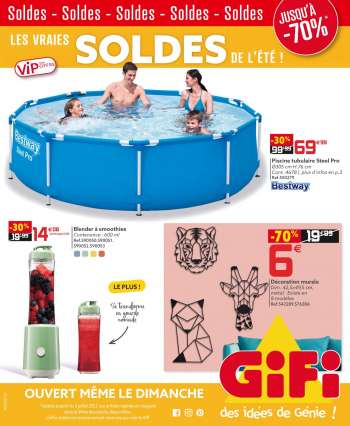 Catalogue GiFi - 05/07/2022 - 18/07/2022.