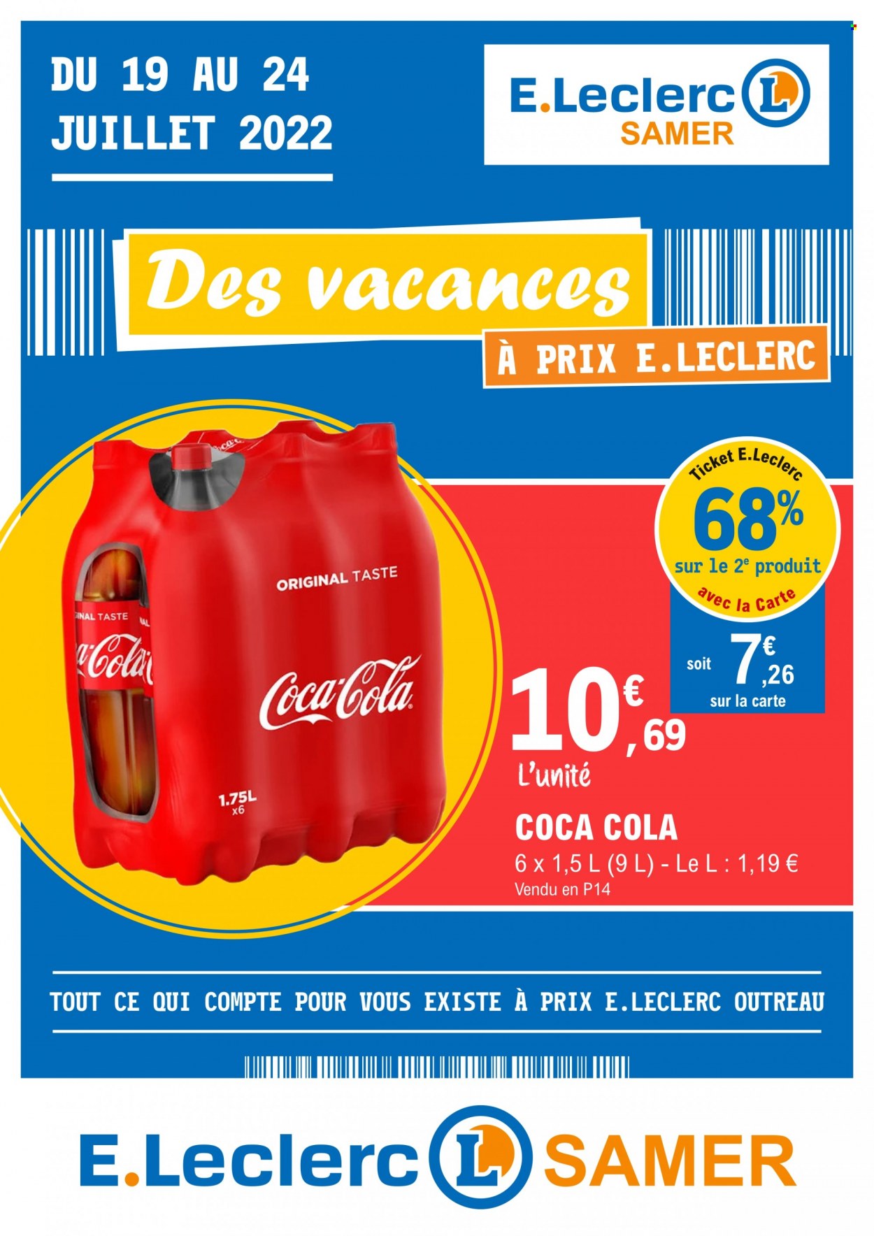Catalogue E.Leclerc - 19/07/2022 - 24/07/2022. Page 1