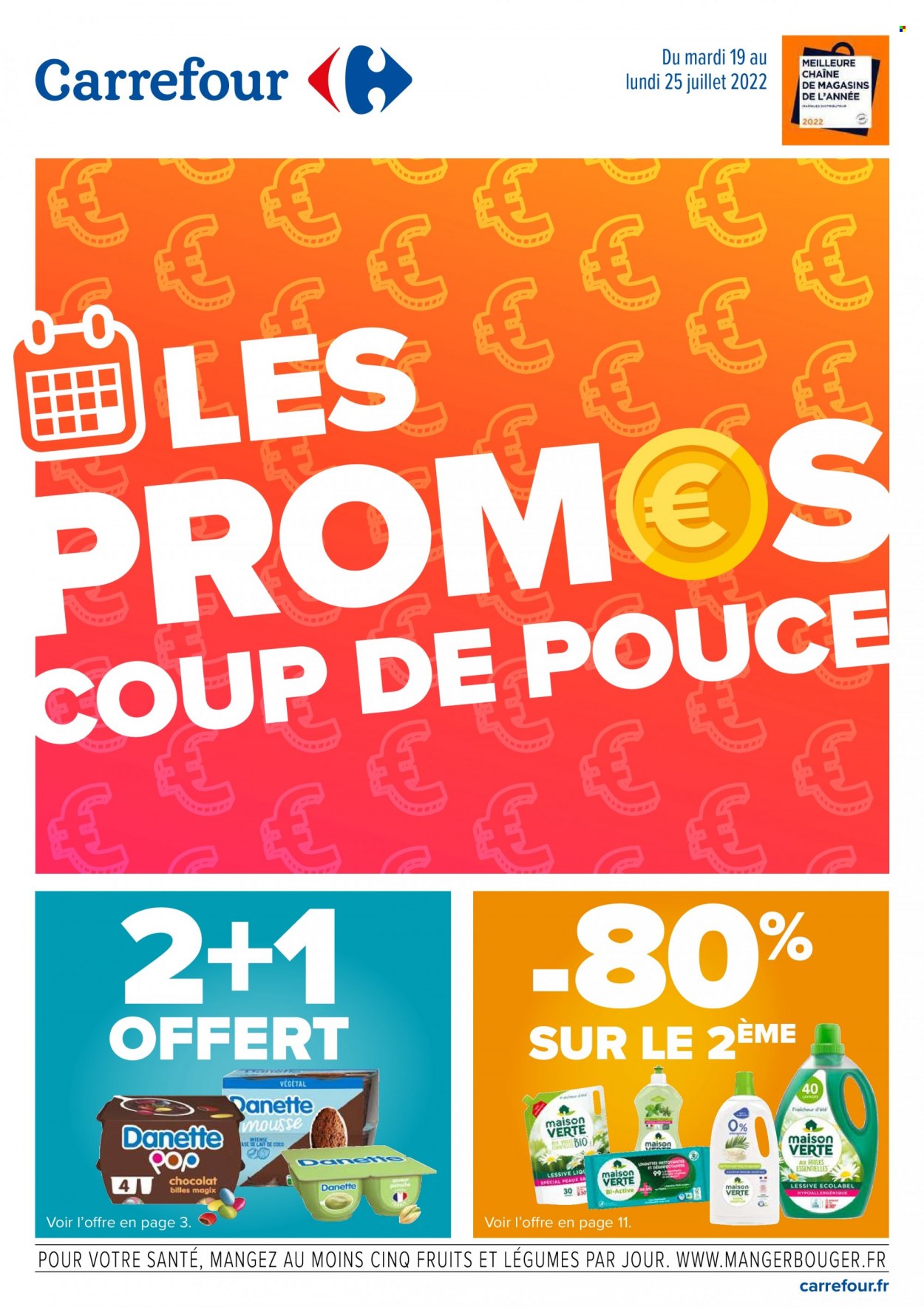 Catalogue Carrefour Hypermarchés - 19/07/2022 - 25/07/2022. Page 1