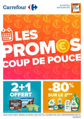 Catalogue Carrefour Hypermarchés - 19/07/2022 - 25/07/2022.