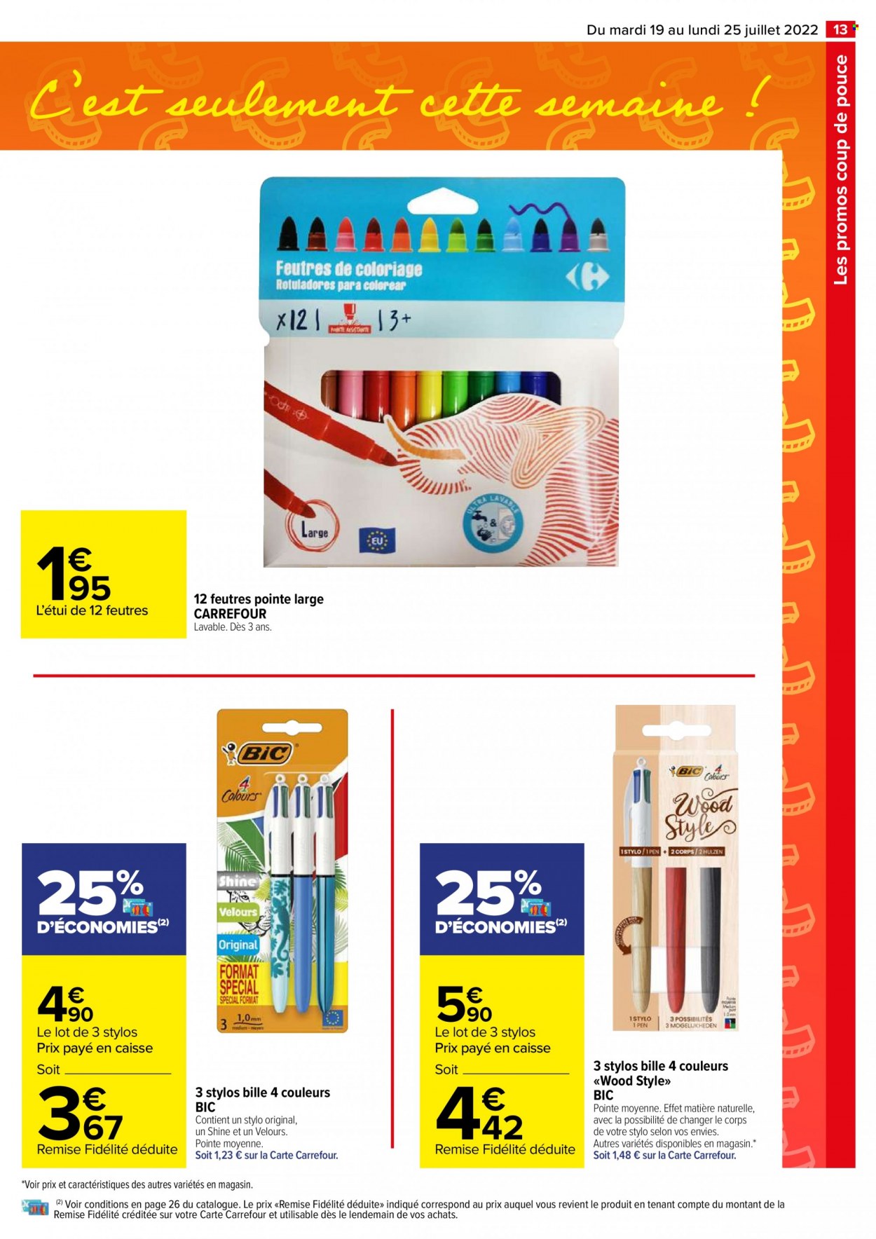 Catalogue Carrefour Hypermarchés - 19/07/2022 - 25/07/2022. Page 13