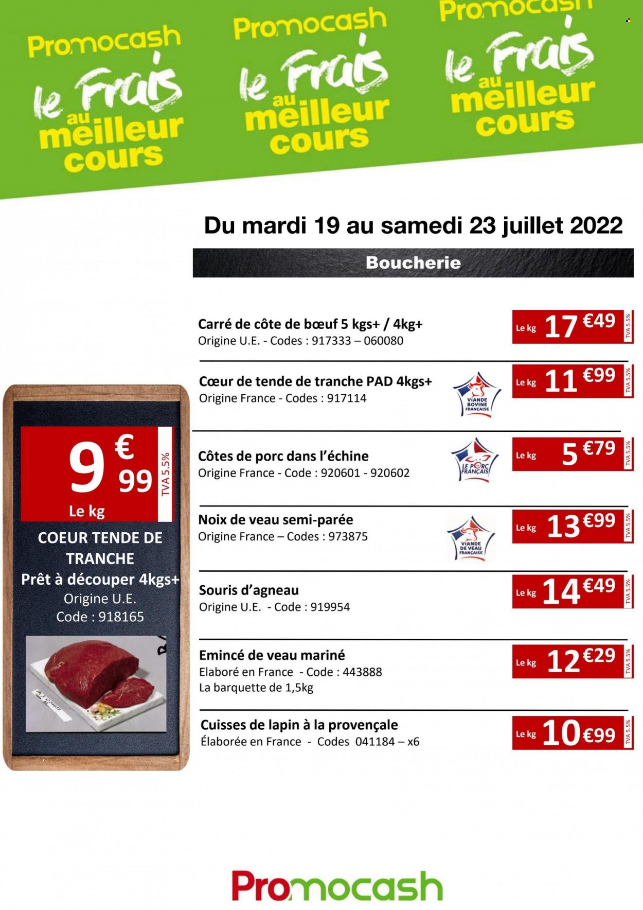 Catalogue Promocash - 19/07/2022 - 23/07/2022. Page 1