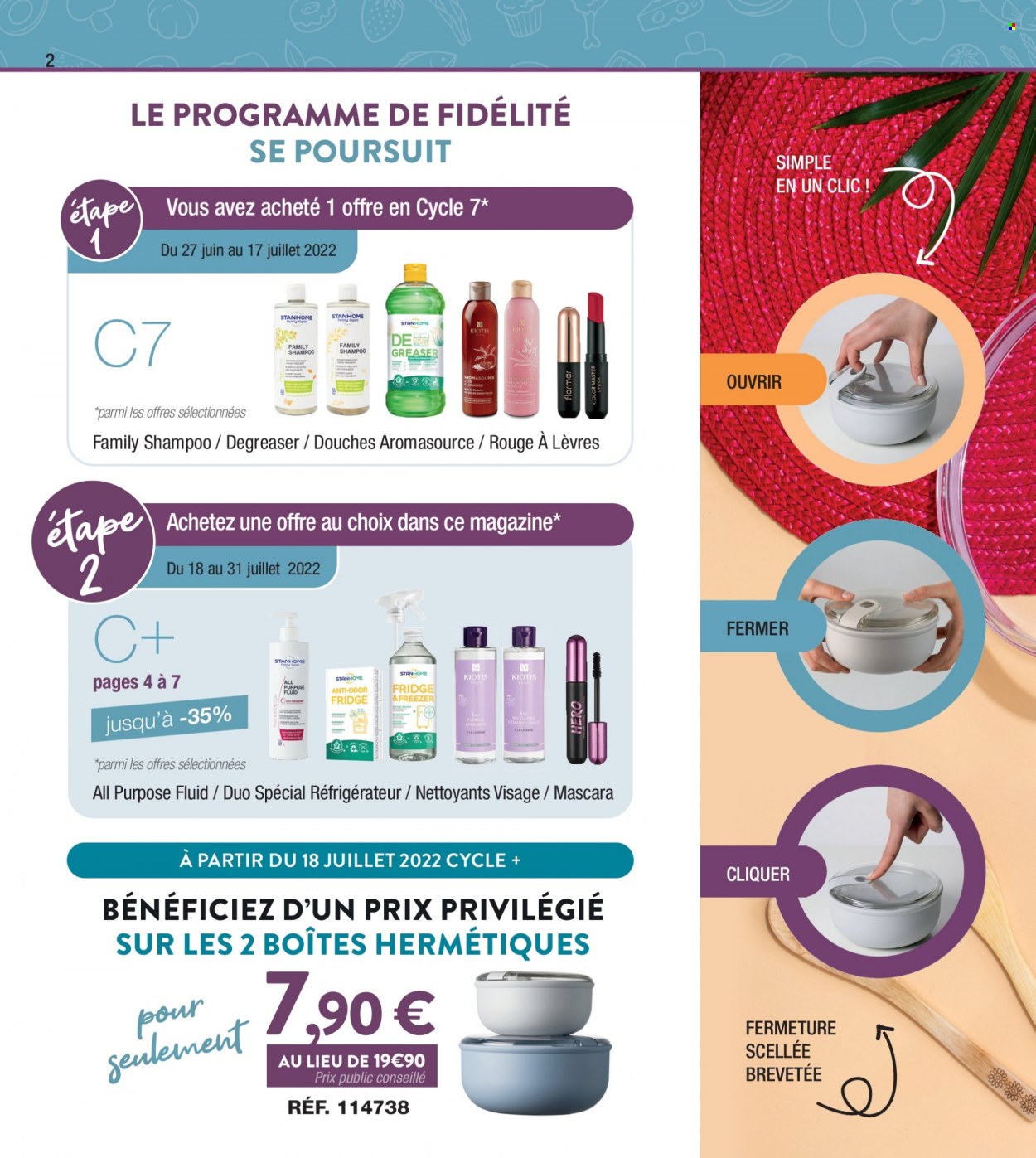 Catalogue Stanhome - 18/07/2022 - 31/07/2022. Page 2