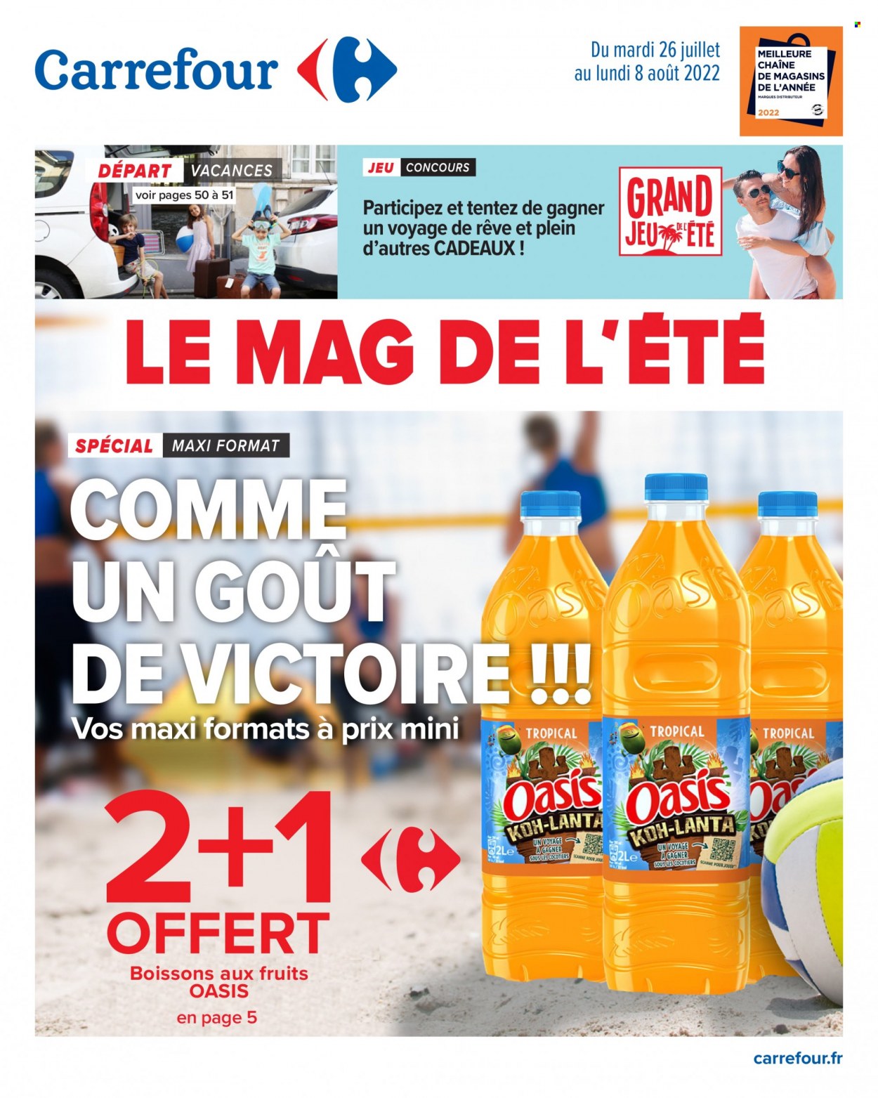 Catalogue Carrefour Hypermarchés - 26/07/2022 - 08/08/2022. Page 1