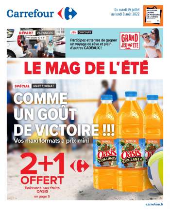 Catalogue Carrefour Hypermarchés - 26/07/2022 - 08/08/2022.
