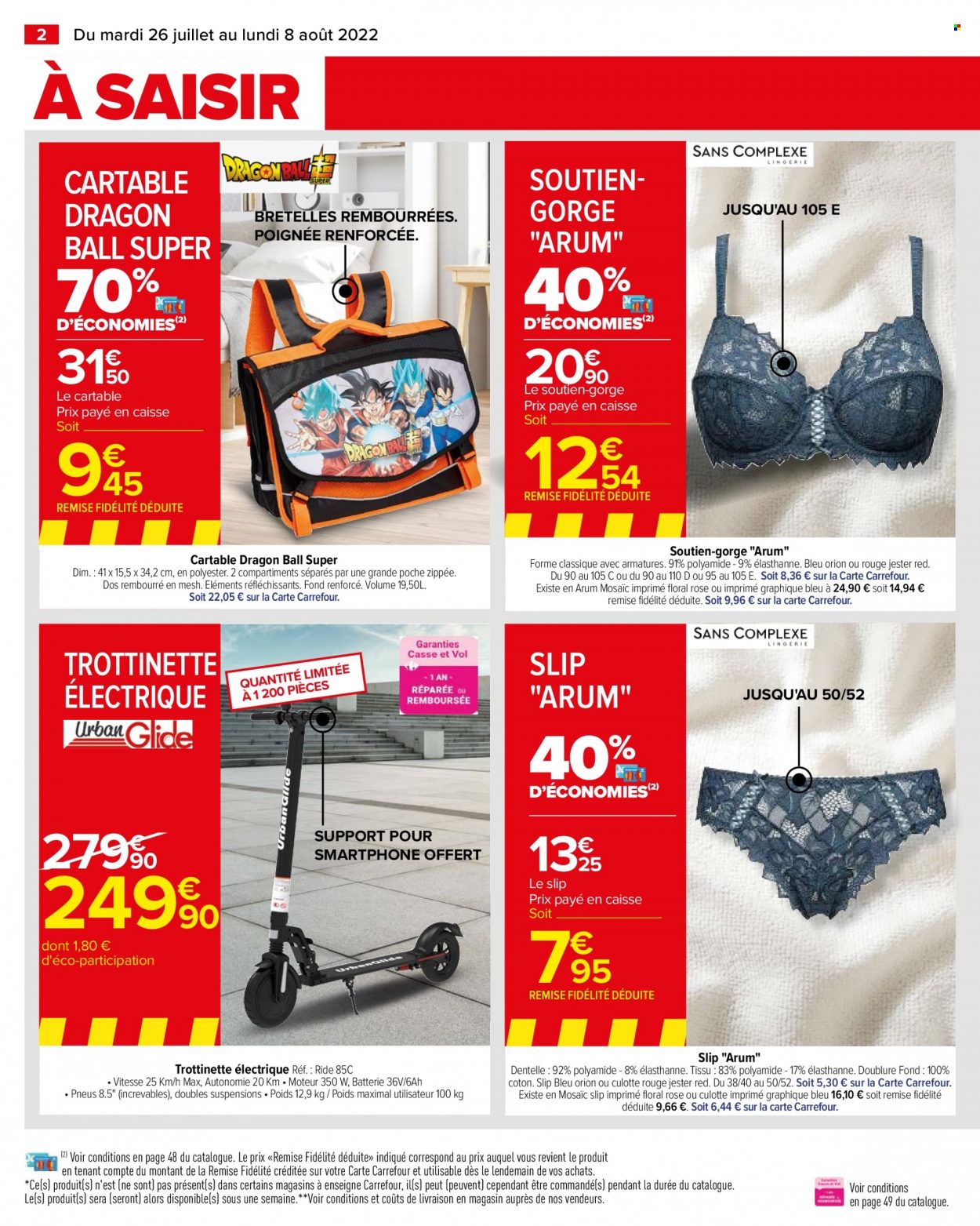 Catalogue Carrefour Hypermarchés - 26/07/2022 - 08/08/2022. Page 4