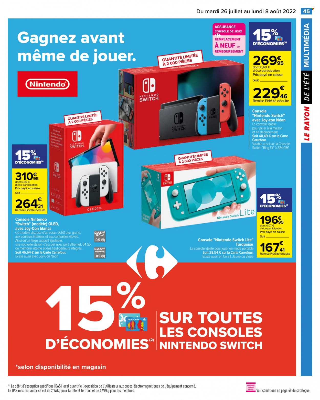 Catalogue Carrefour Hypermarchés - 26/07/2022 - 08/08/2022. Page 59