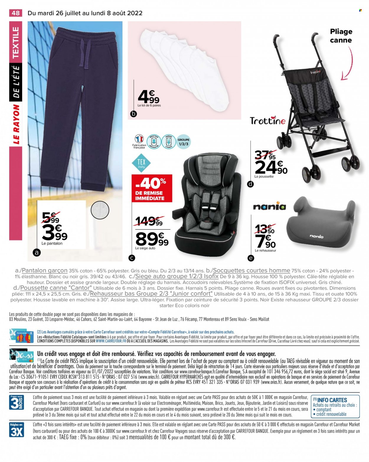 Catalogue Carrefour Hypermarchés - 26/07/2022 - 08/08/2022. Page 62
