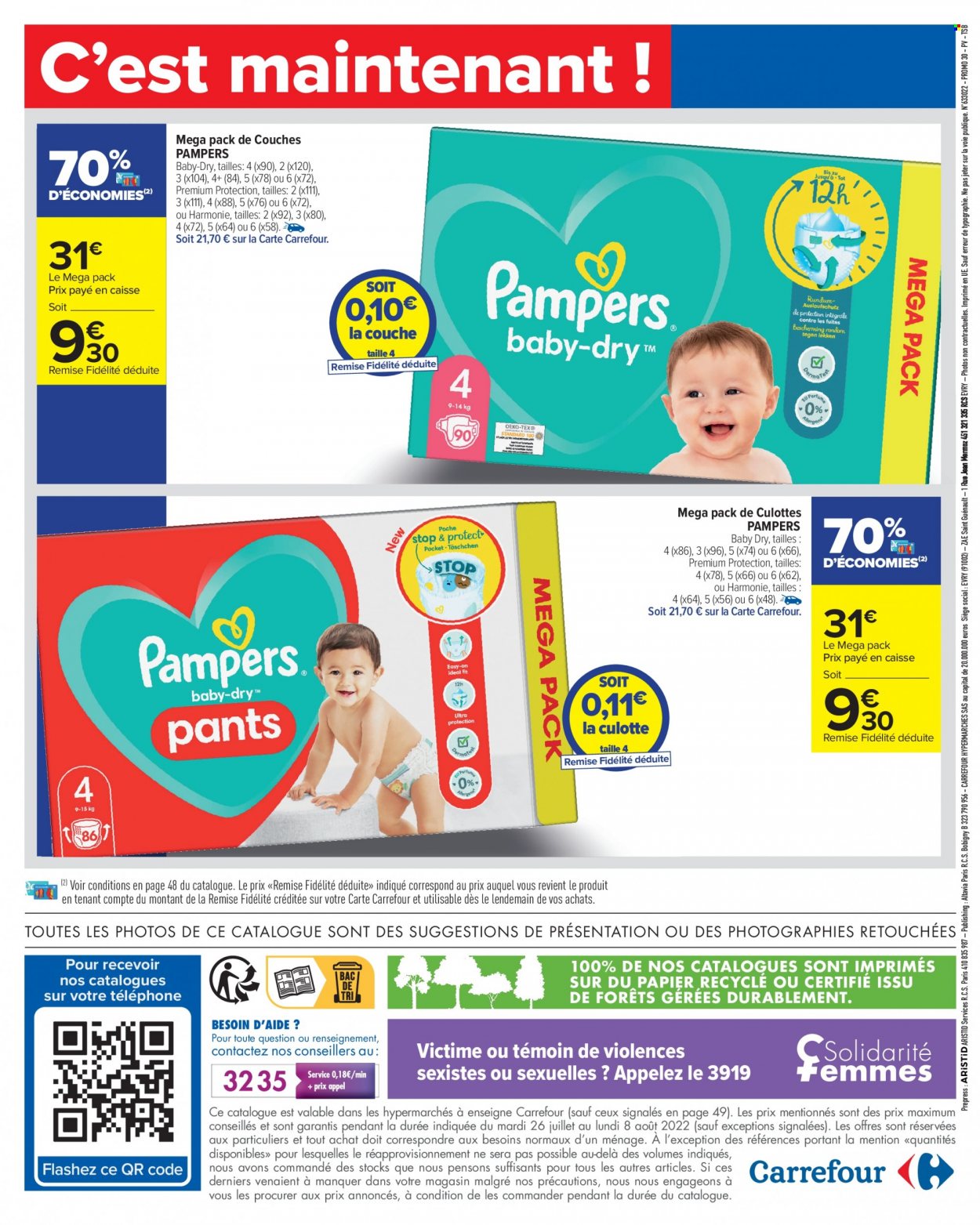 Catalogue Carrefour Hypermarchés - 26/07/2022 - 08/08/2022. Page 66