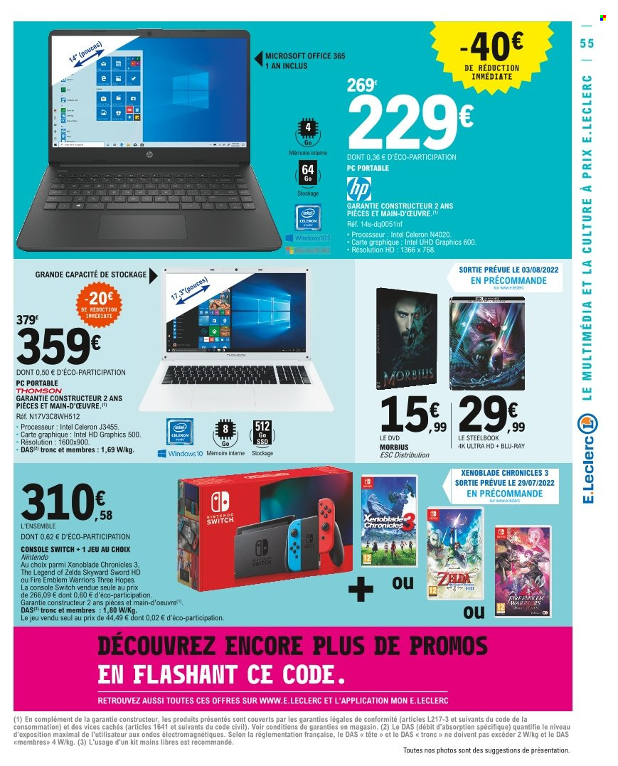 Catalogue E.Leclerc - 26/07/2022 - 06/08/2022. Page 55