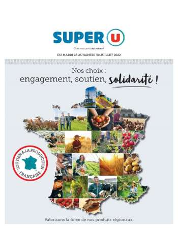 Catalogue SUPER U - 26/07/2022 - 30/07/2022.