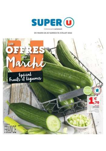 Catalogue SUPER U - 26/07/2022 - 30/07/2022.