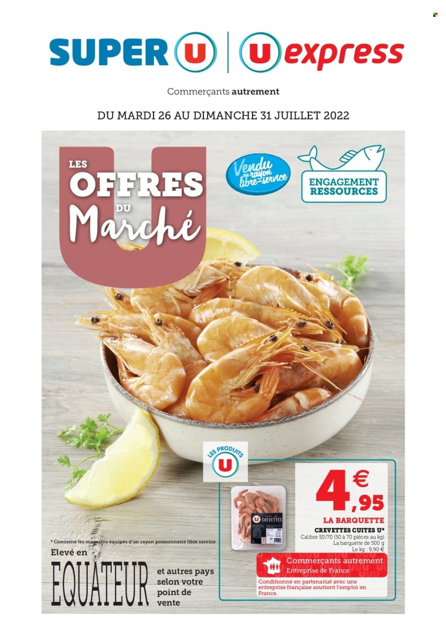 Catalogue Magasins U - 26/07/2022 - 31/07/2022. Page 1