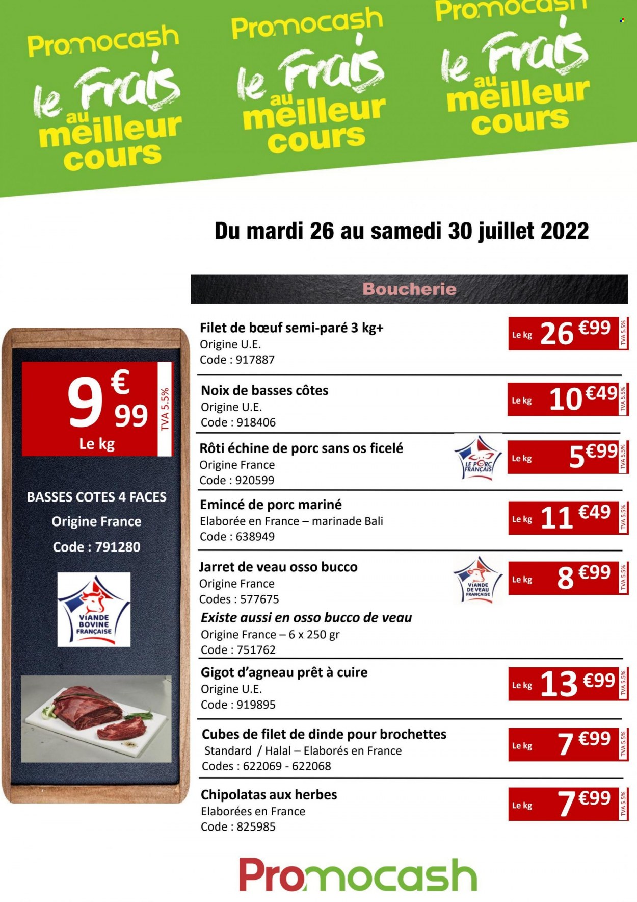 Catalogue Promocash - 26/07/2022 - 30/07/2022. Page 1