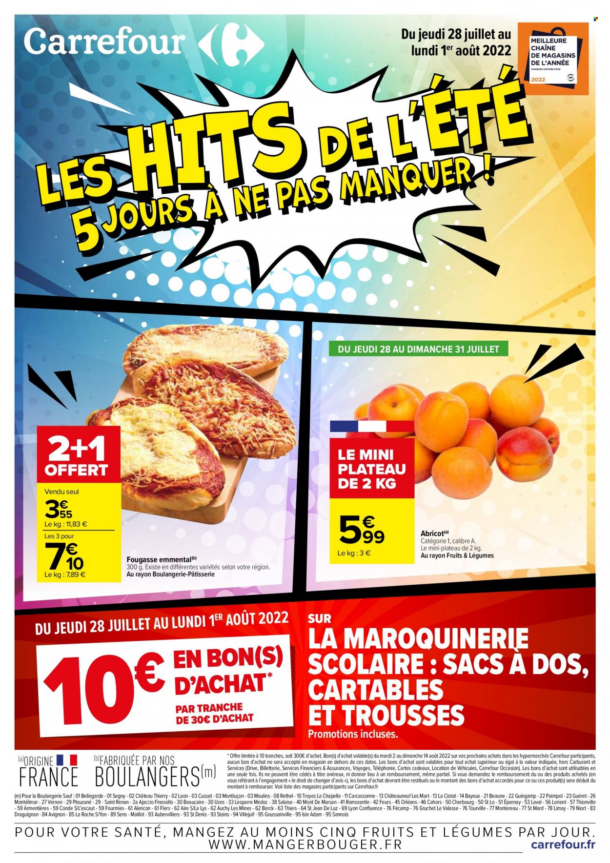 Catalogue Carrefour Hypermarchés - 28/07/2022 - 01/08/2022. Page 1