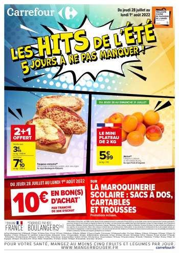 Catalogue Carrefour Hypermarchés - 28/07/2022 - 01/08/2022.