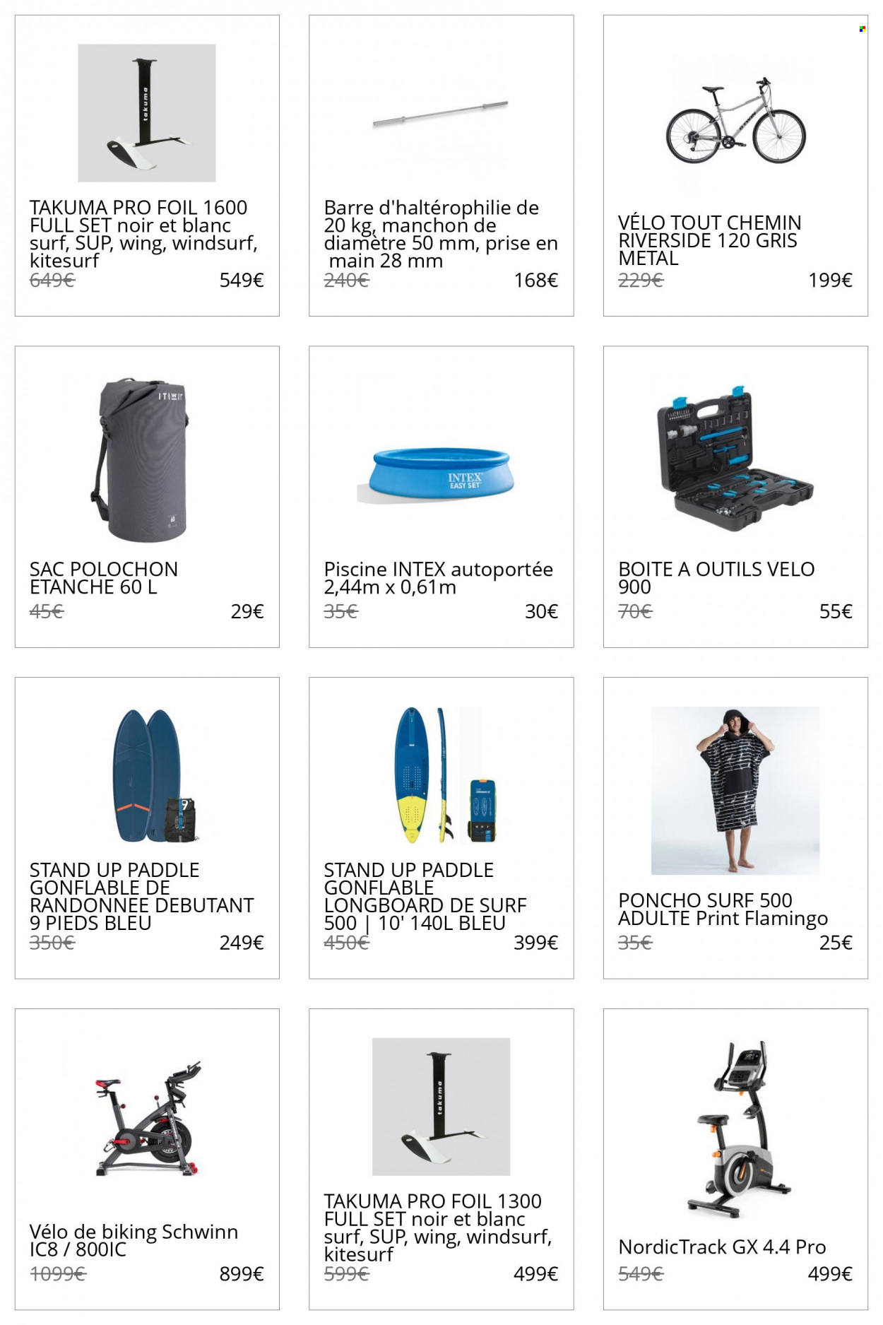 thumbnail - Catalogue Decathlon - Produits soldés - vélo, sac, longboard, piscine. Page 5.