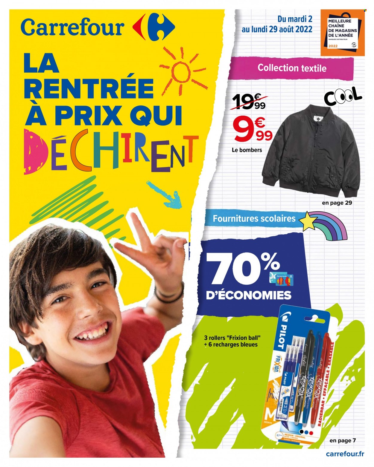 Catalogue Carrefour Hypermarchés - 02/08/2022 - 29/08/2022. Page 1