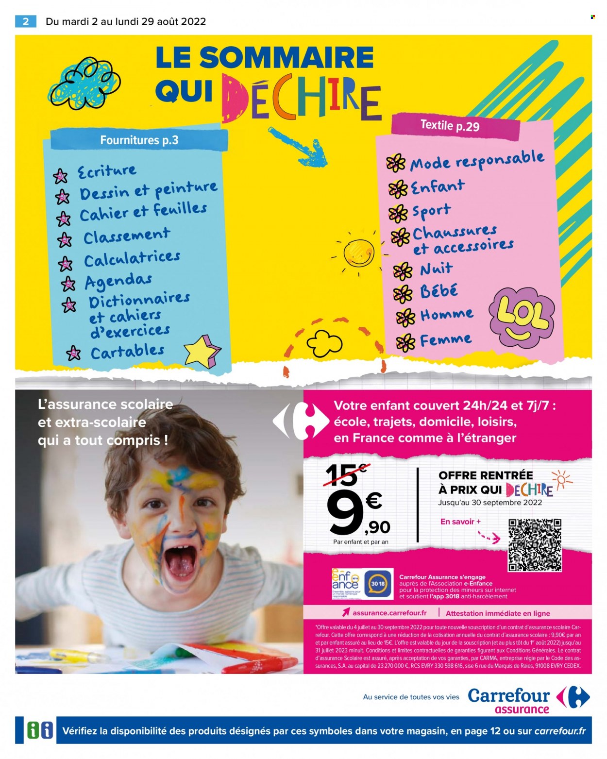 Catalogue Carrefour Hypermarchés - 02/08/2022 - 29/08/2022. Page 2