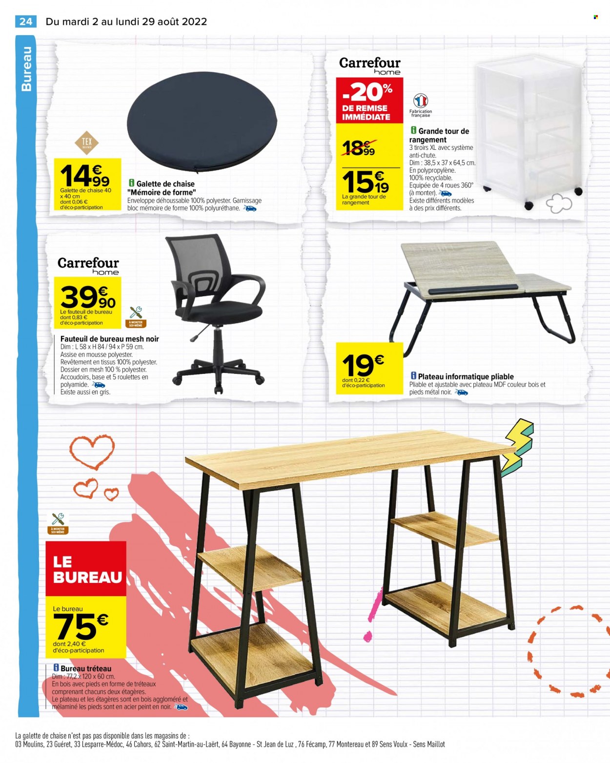 Catalogue Carrefour Hypermarchés - 02/08/2022 - 29/08/2022. Page 24
