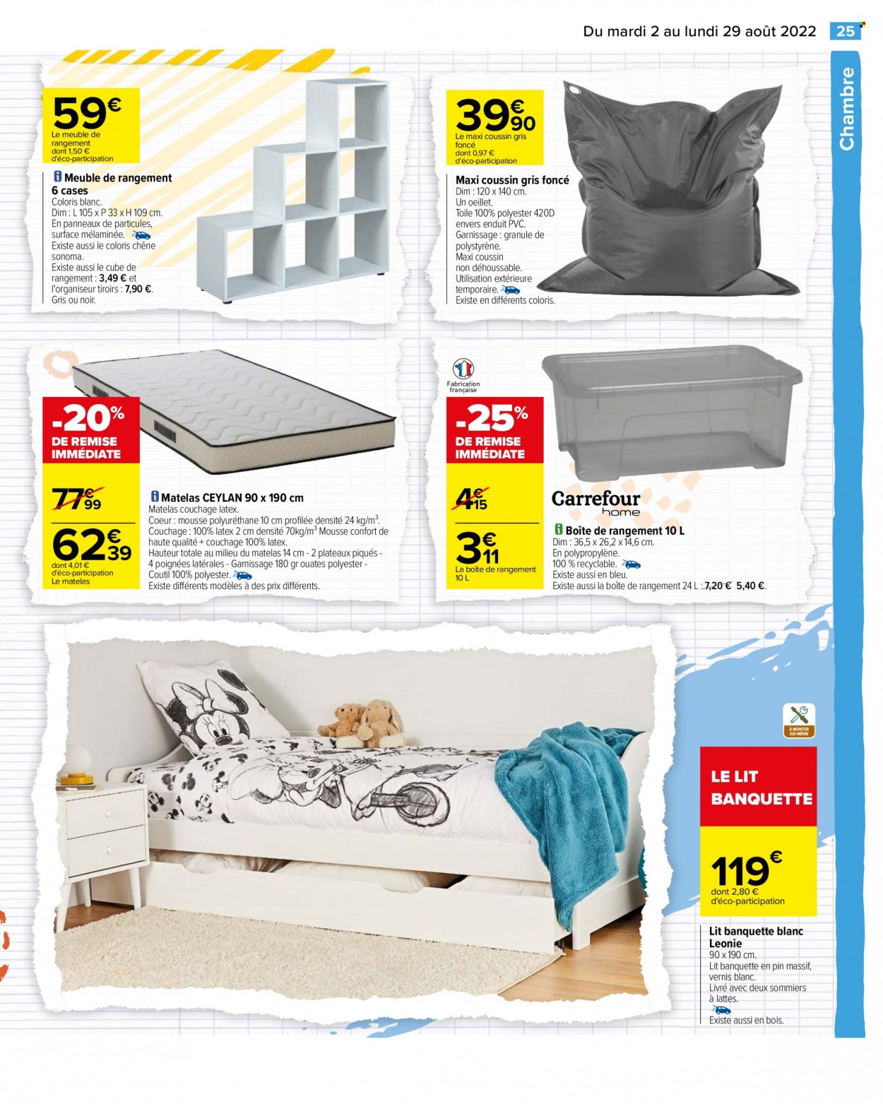 Catalogue Carrefour Hypermarchés - 02/08/2022 - 29/08/2022. Page 25