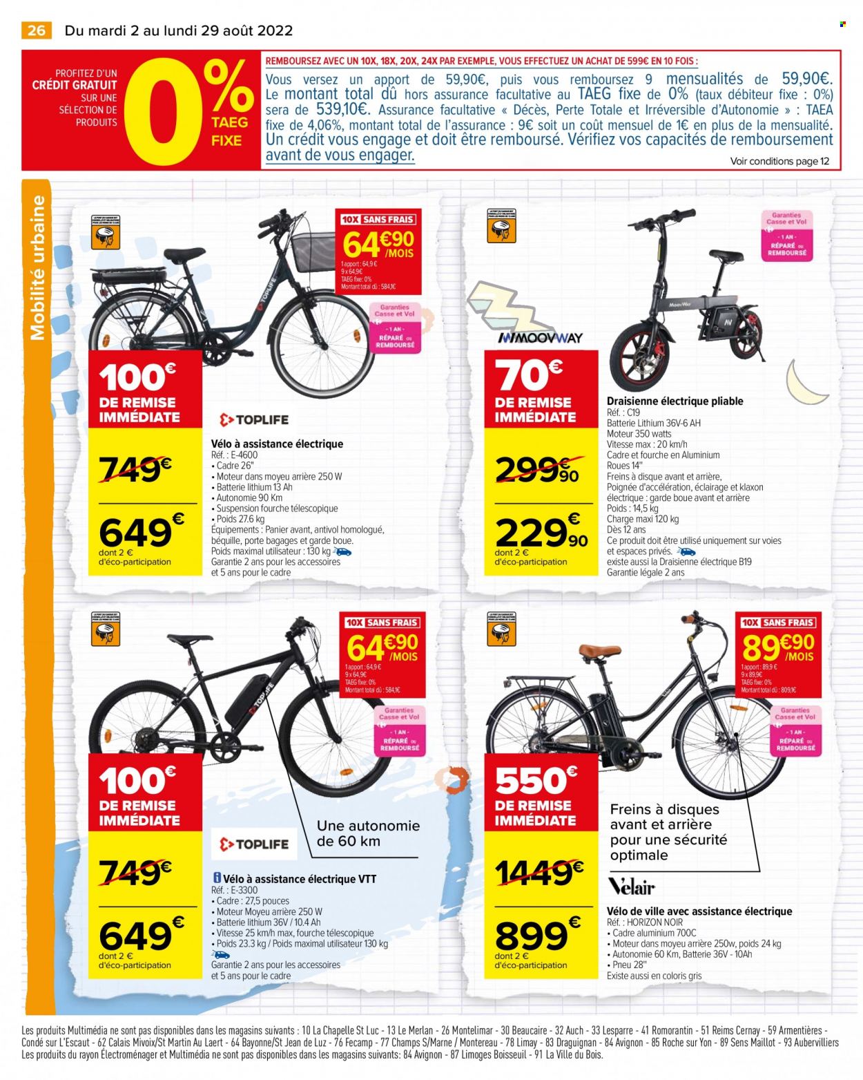 Catalogue Carrefour Hypermarchés - 02/08/2022 - 29/08/2022. Page 26