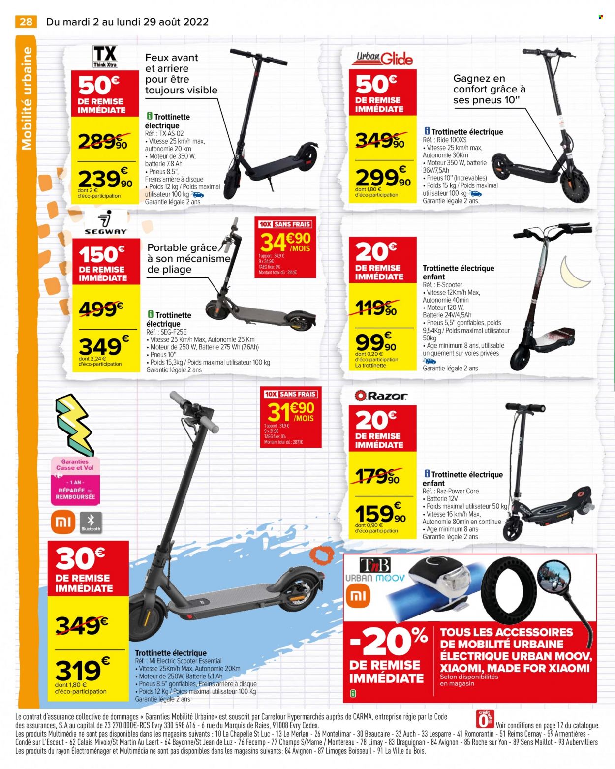 Catalogue Carrefour Hypermarchés - 02/08/2022 - 29/08/2022. Page 28