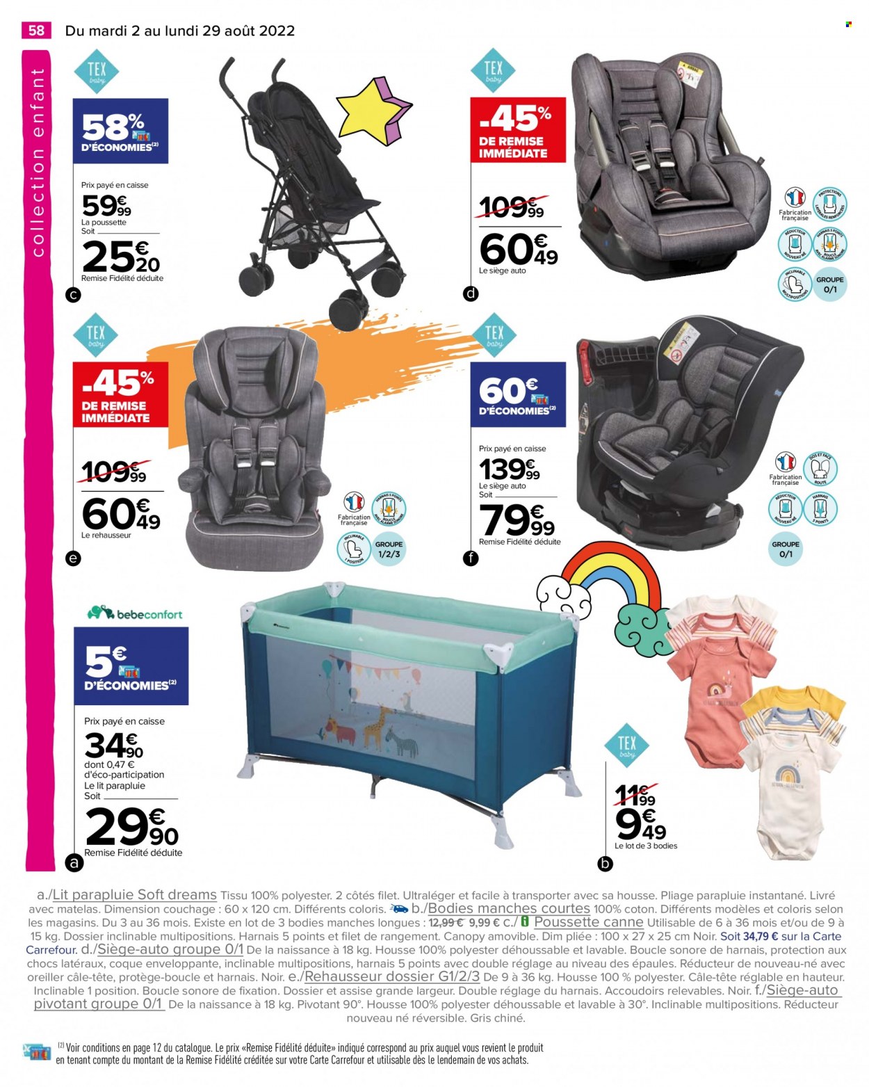 Catalogue Carrefour Hypermarchés - 02/08/2022 - 29/08/2022. Page 58
