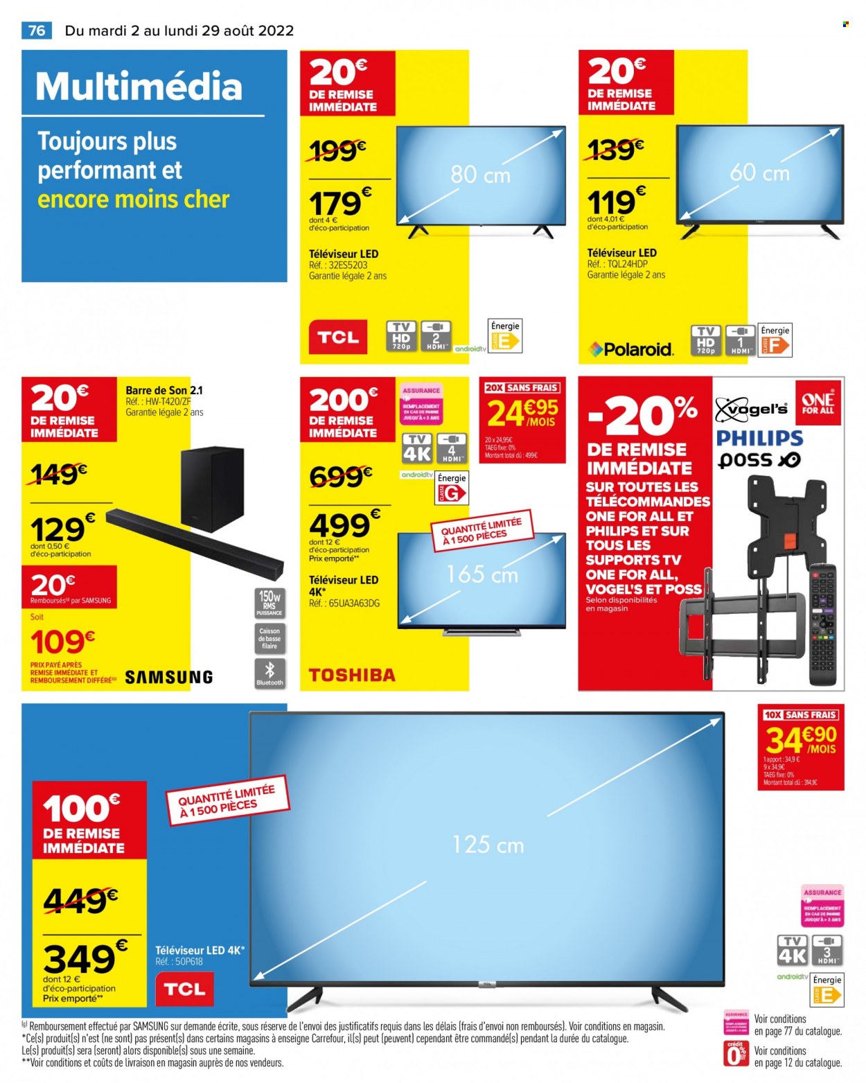 Catalogue Carrefour Hypermarchés - 02/08/2022 - 29/08/2022. Page 76