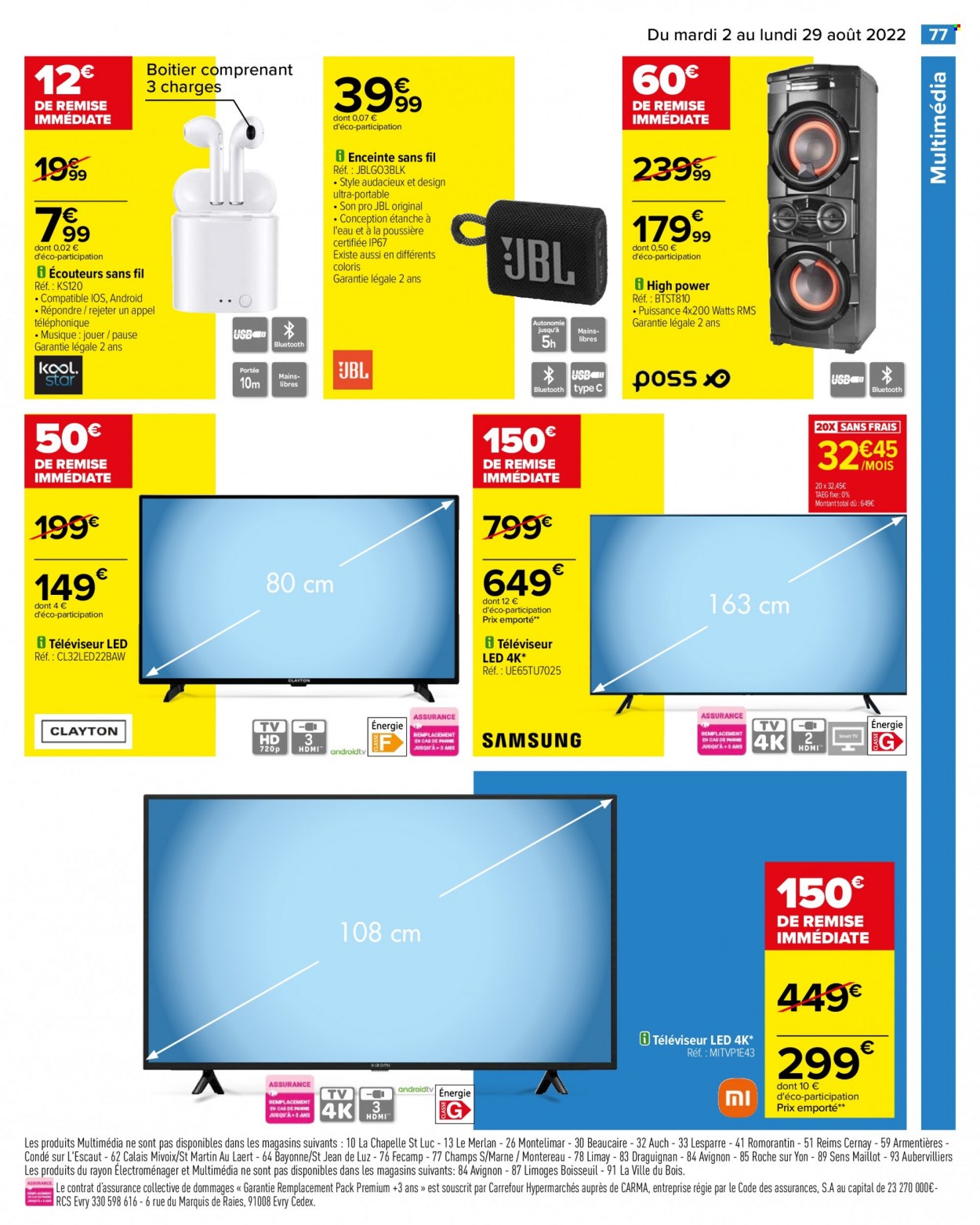 Catalogue Carrefour Hypermarchés - 02/08/2022 - 29/08/2022. Page 77