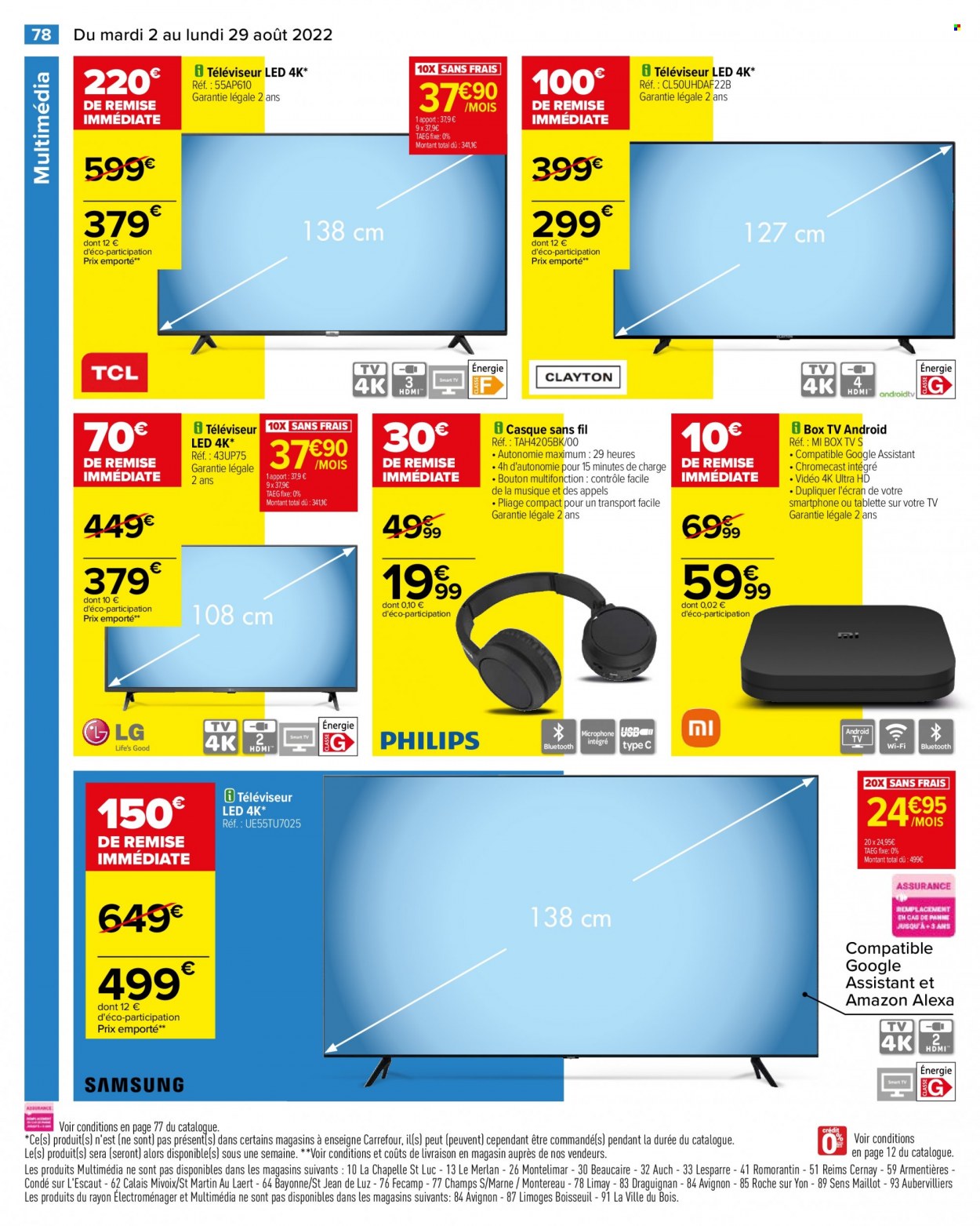 Catalogue Carrefour Hypermarchés - 02/08/2022 - 29/08/2022. Page 78