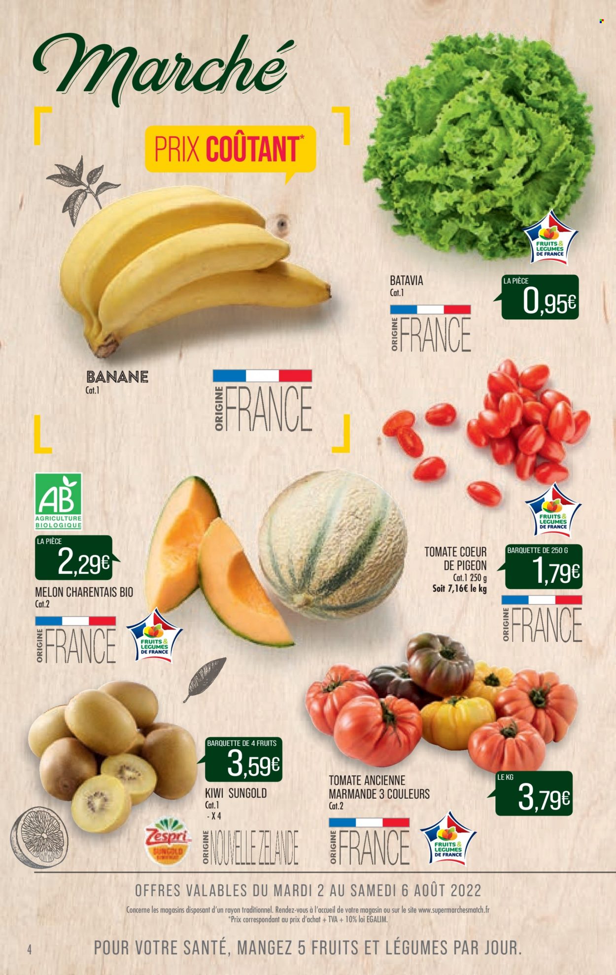 Catalogue Supermarché Match - 02/08/2022 - 07/08/2022. Page 4