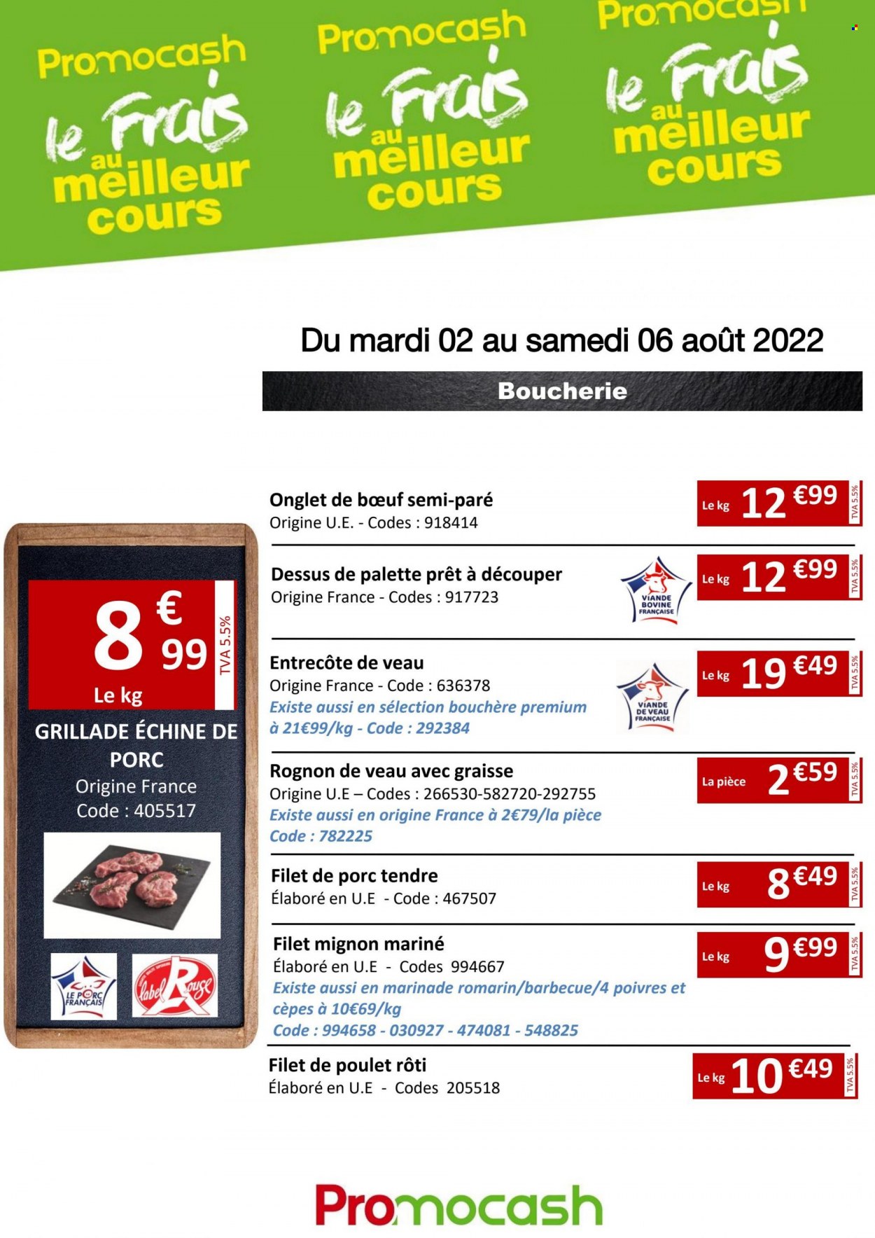 Catalogue Promocash - 02/08/2022 - 06/08/2022. Page 1