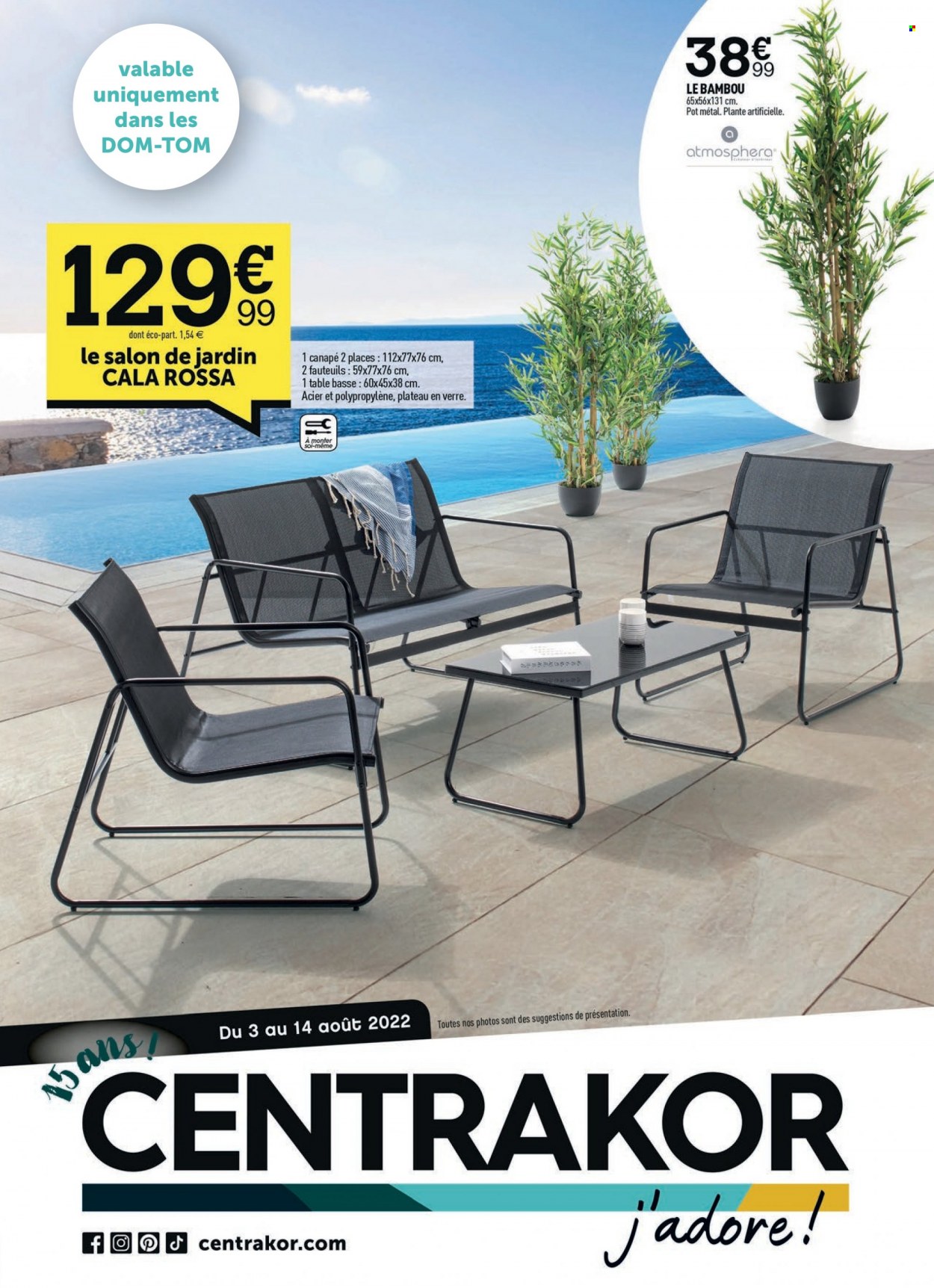 Catalogue Centrakor - 03/08/2022 - 14/08/2022. Page 1