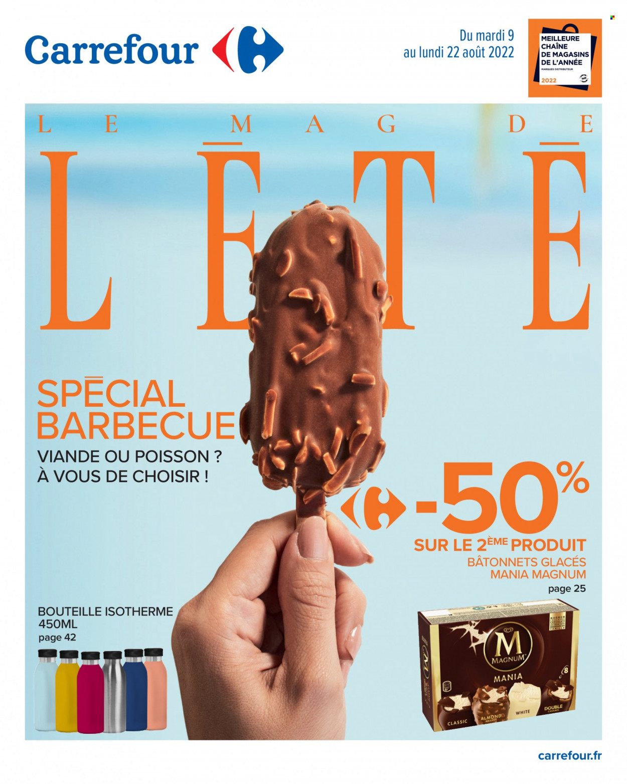 Catalogue Carrefour Hypermarchés - 09/08/2022 - 22/08/2022. Page 1