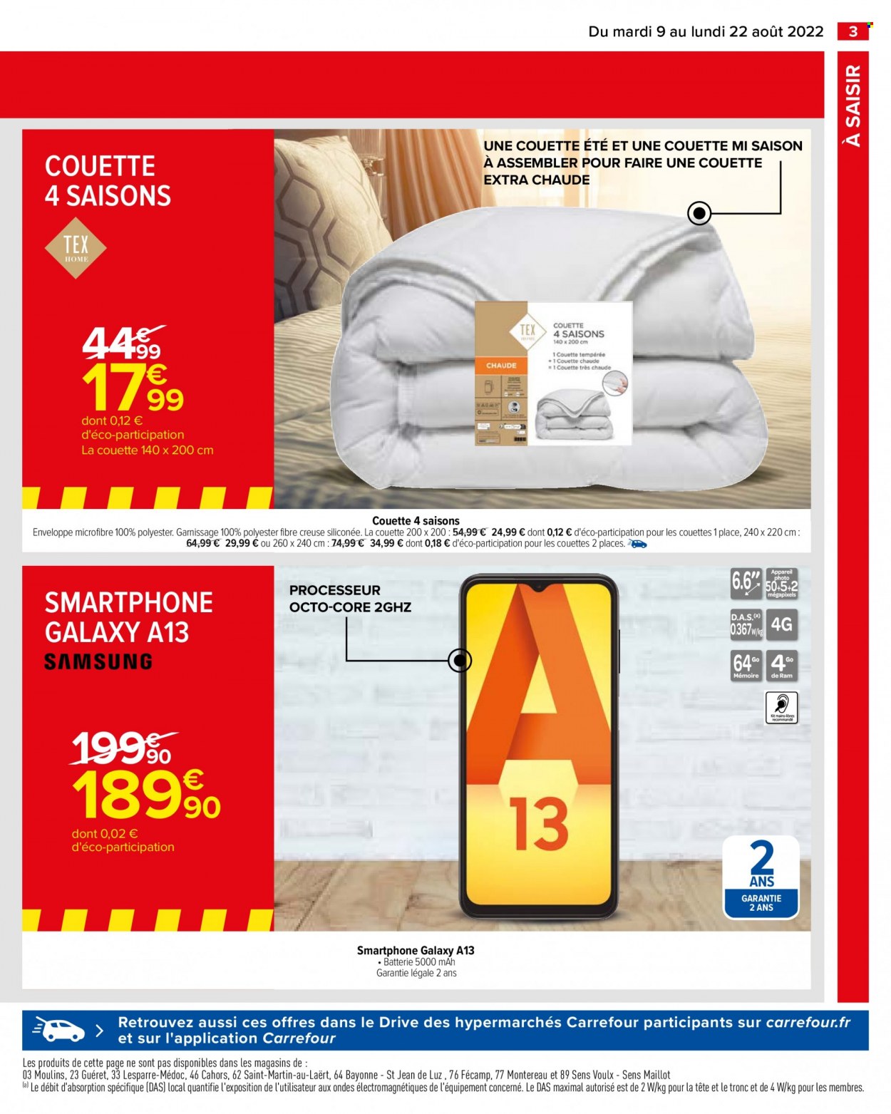 Catalogue Carrefour Hypermarchés - 09/08/2022 - 22/08/2022. Page 3