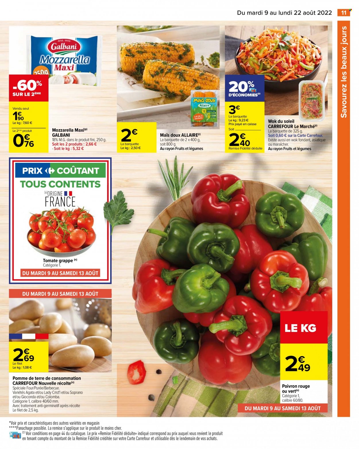 Catalogue Carrefour Hypermarchés - 09/08/2022 - 22/08/2022. Page 11