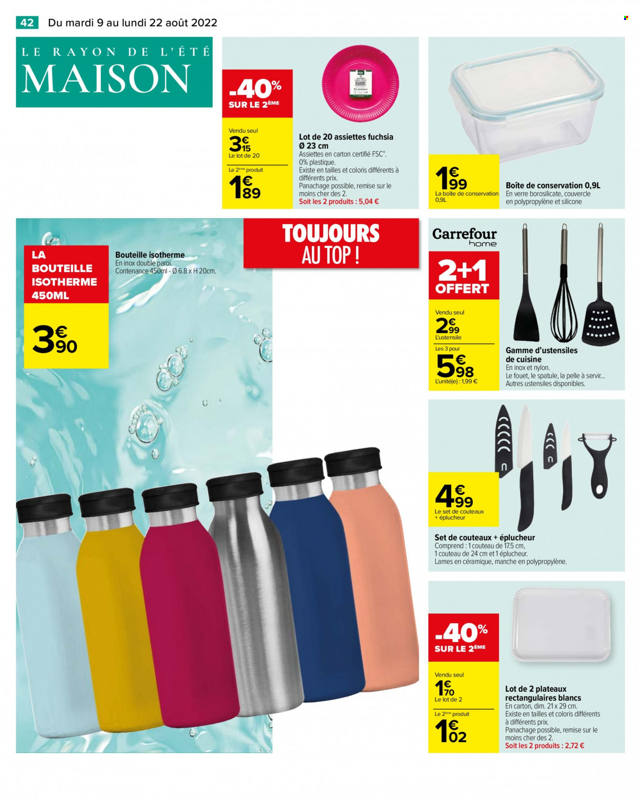 Catalogue Carrefour Hypermarchés - 09/08/2022 - 22/08/2022. Page 42