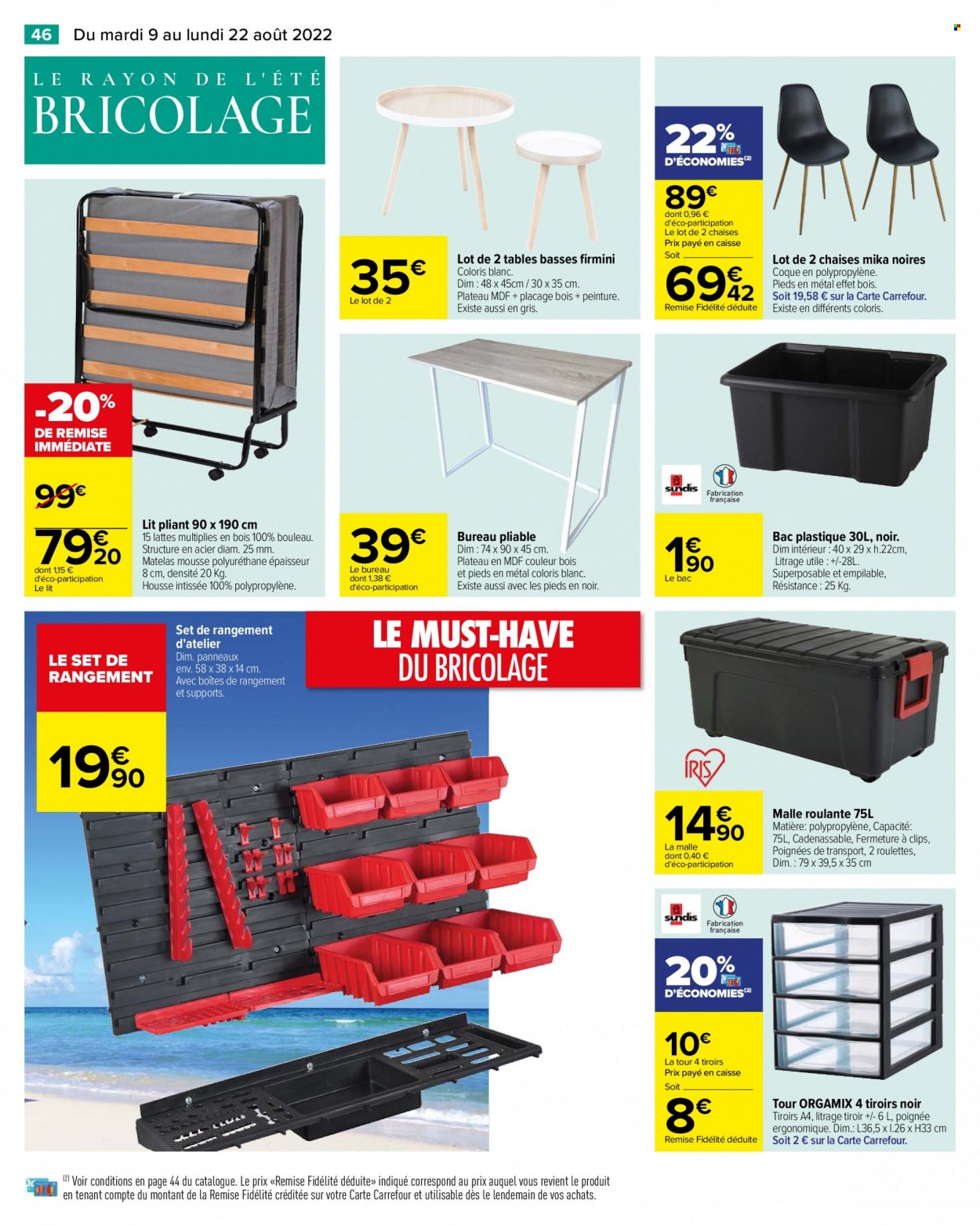 Catalogue Carrefour Hypermarchés - 09/08/2022 - 22/08/2022. Page 46