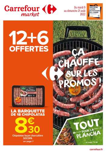 Catalogue Carrefour Market - 09/08/2022 - 21/08/2022.