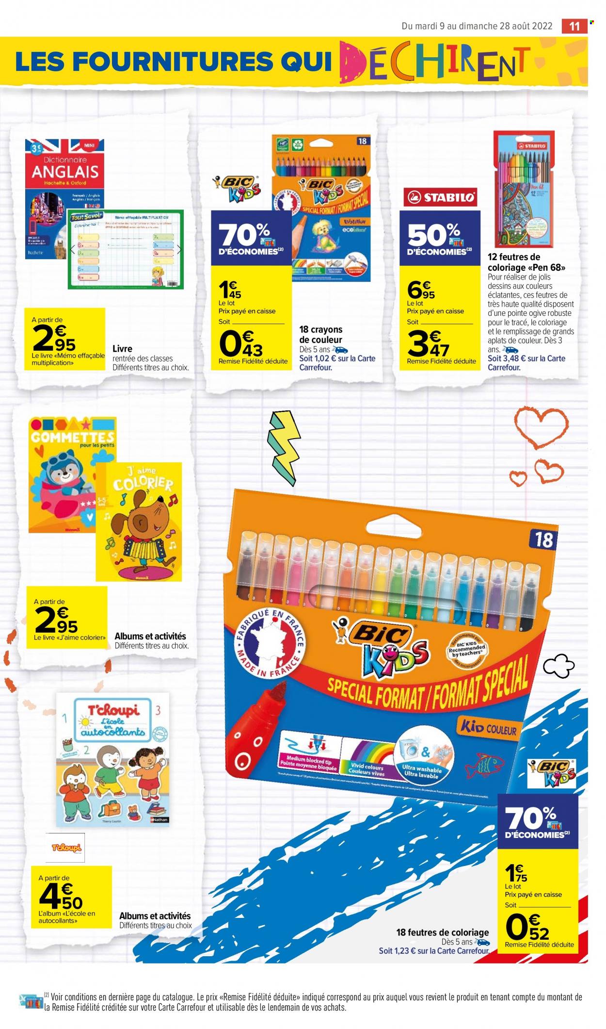 Catalogue Carrefour Market - 09/08/2022 - 28/08/2022. Page 11
