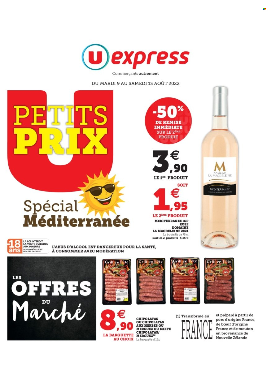 Catalogue U express - 09/08/2022 - 13/08/2022. Page 1