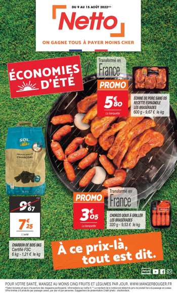 Catalogue Netto - 09/08/2022 - 15/08/2022.