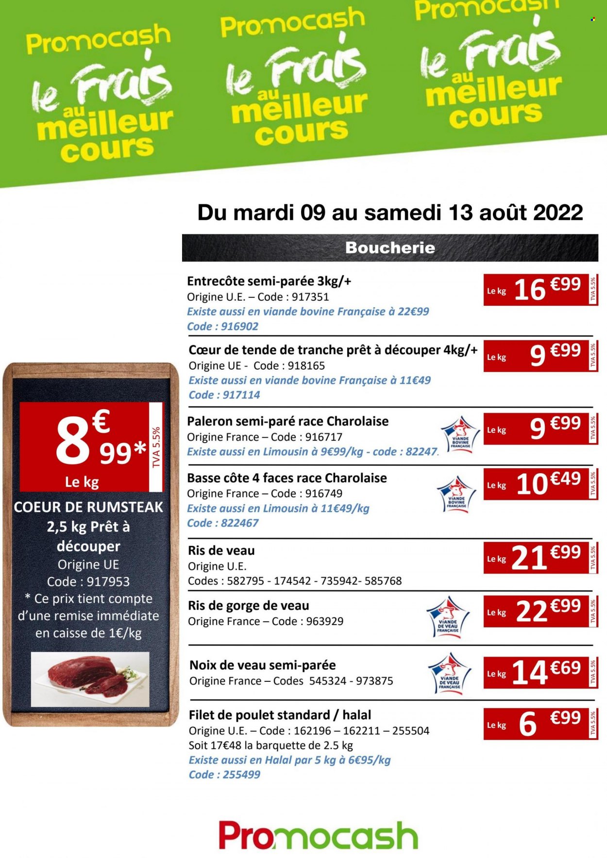 Catalogue Promocash - 09/08/2022 - 13/08/2022. Page 1