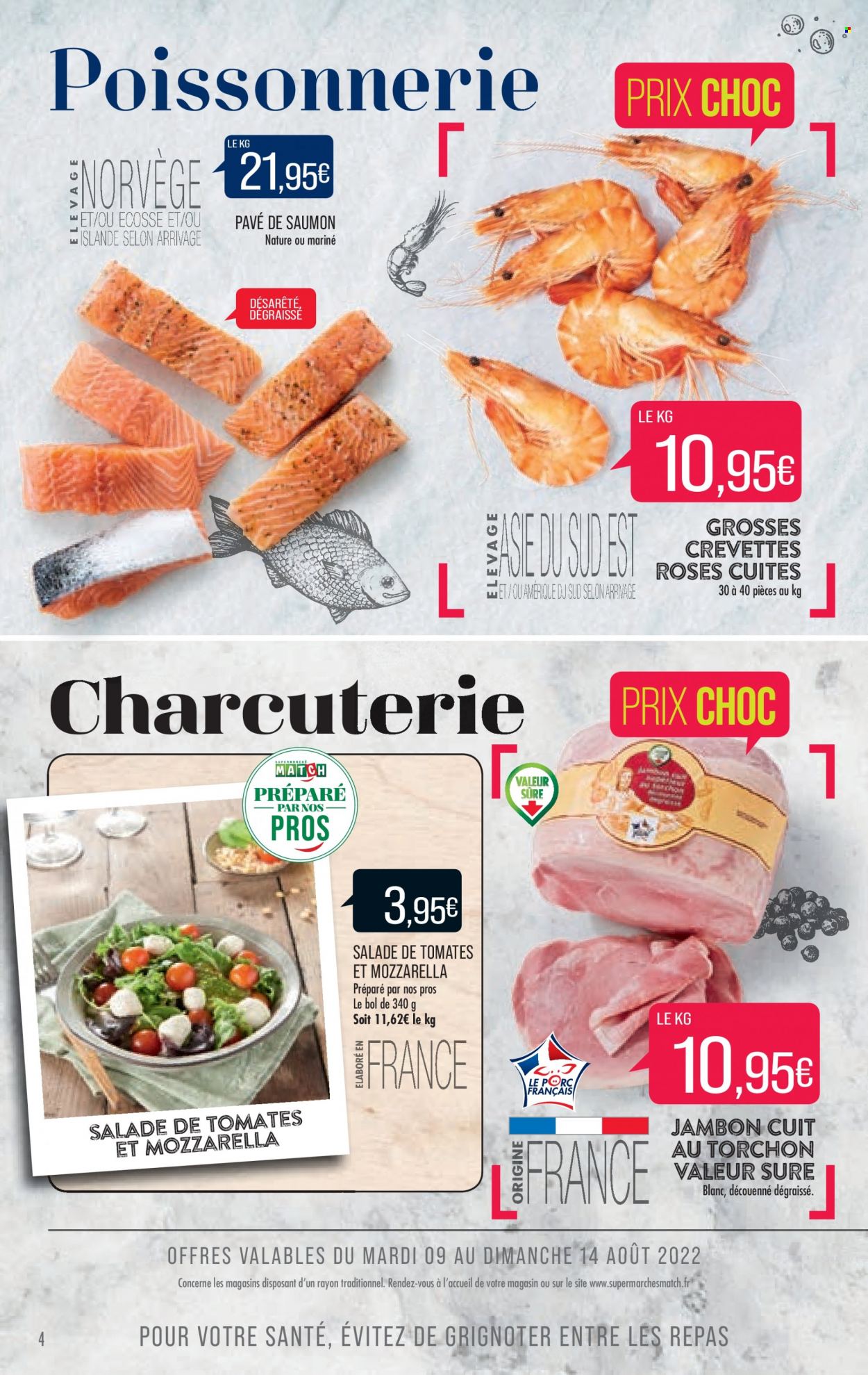 Catalogue Supermarché Match - 09/08/2022 - 21/08/2022. Page 4