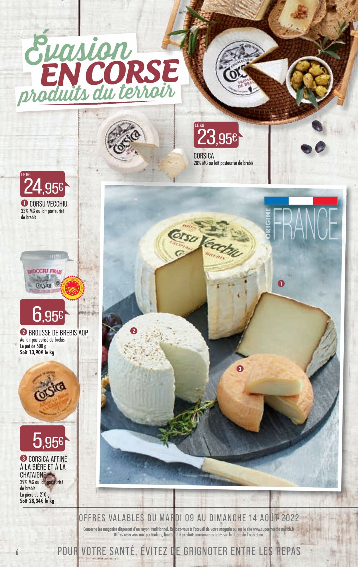 Catalogue Supermarché Match - 09/08/2022 - 21/08/2022. Page 6