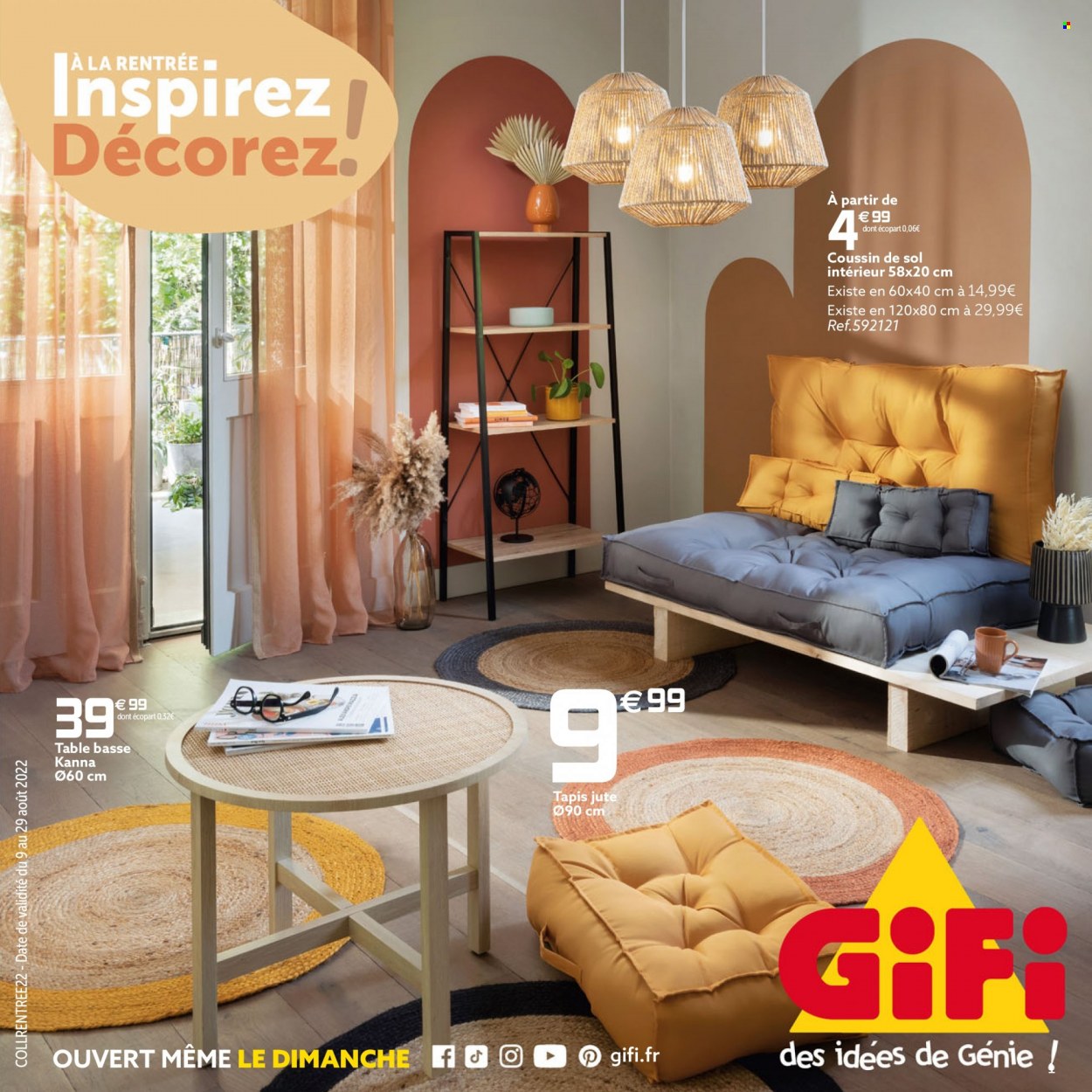 Catalogue GiFi - 09/08/2022 - 29/08/2022. Page 1