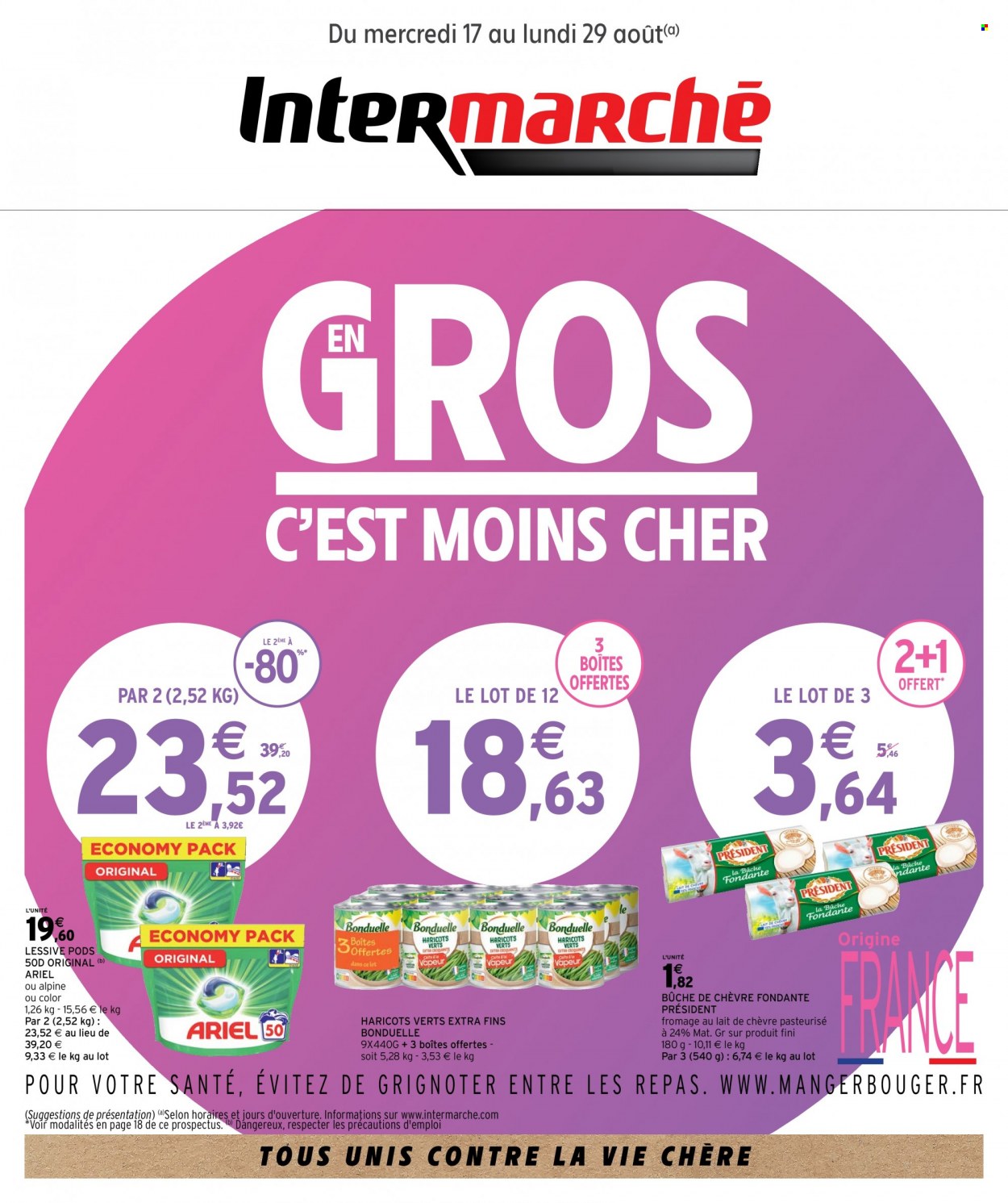 Catalogue Intermarché - 17/08/2022 - 29/08/2022. Page 1