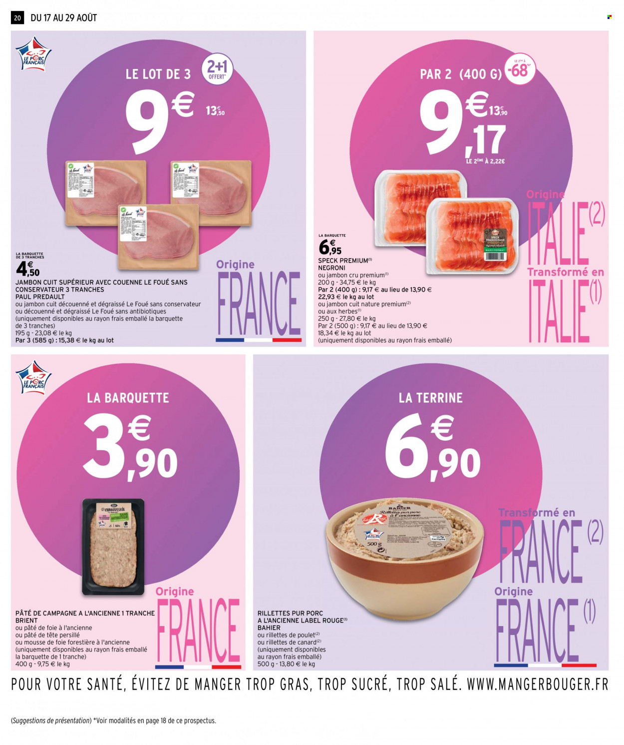 Catalogue Intermarché - 17/08/2022 - 29/08/2022. Page 20